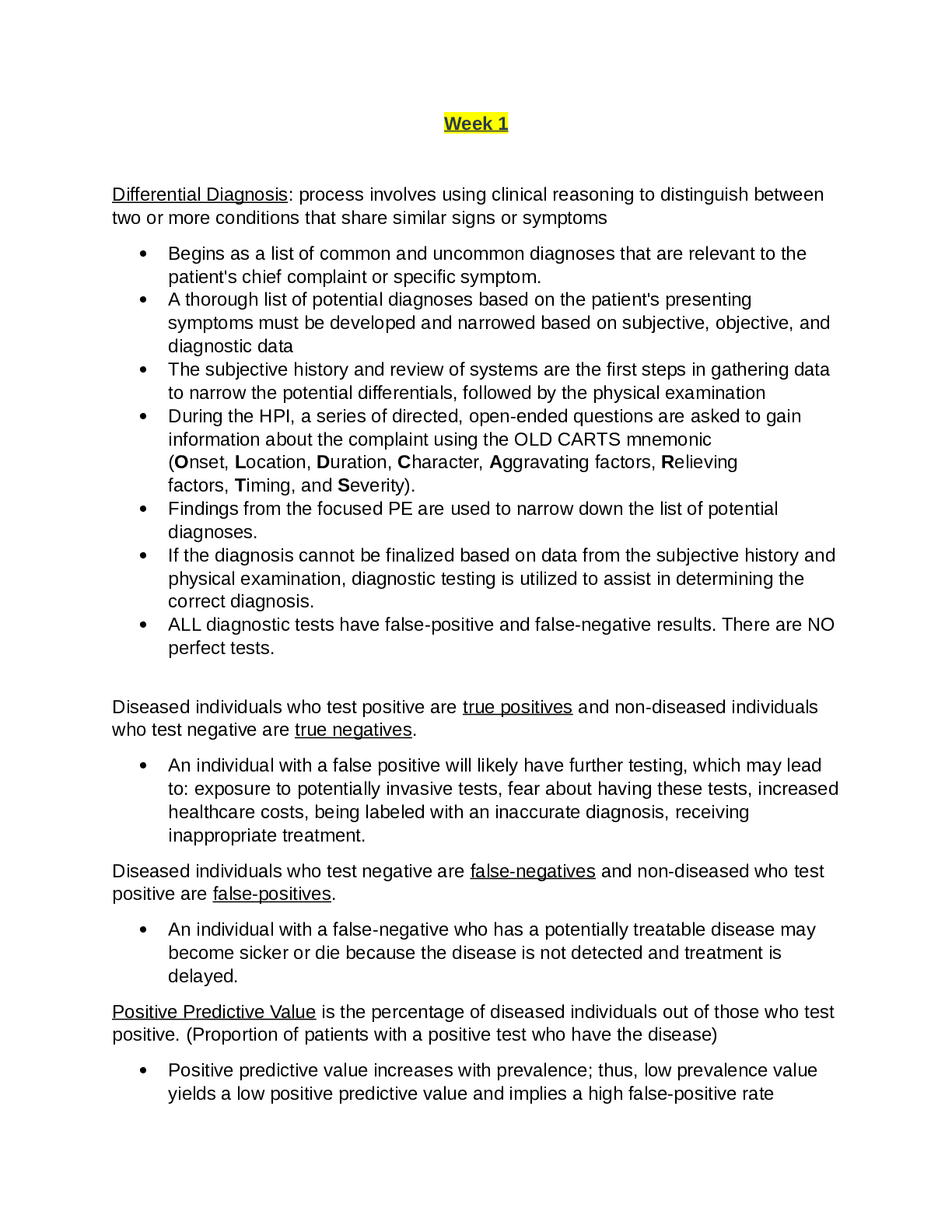 Preview image of NR576 MIDTERM STUDY GUIDE document